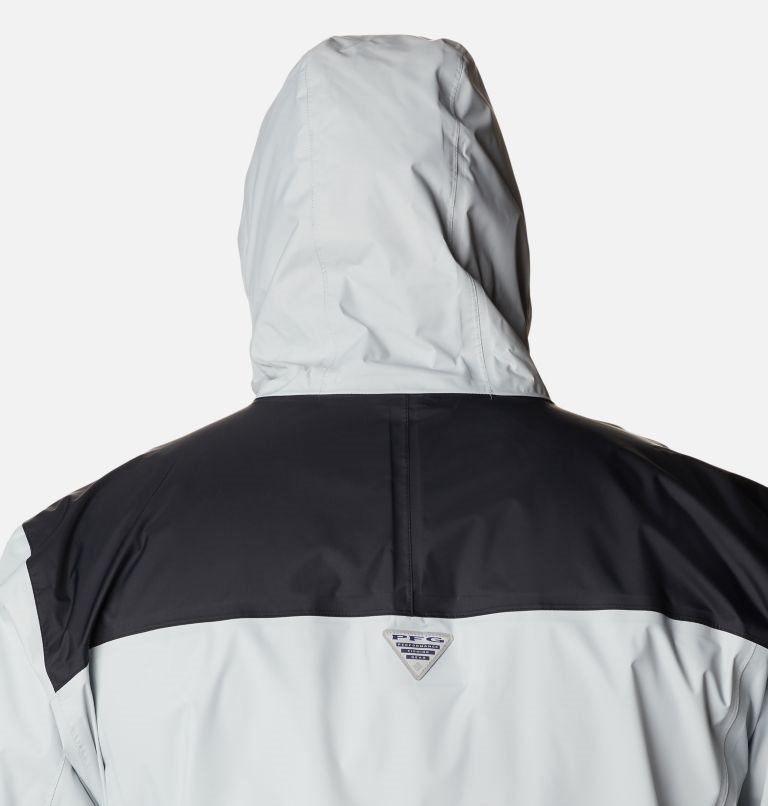 Men's Columbia PFG Storm Jackets Light Grey | Plus Size CA-P36A0